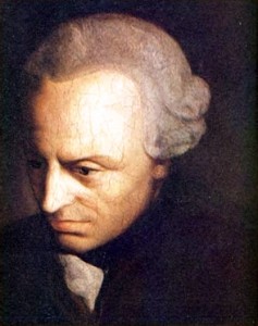 Retrato de Inmanuel Kant (1724-1804)
