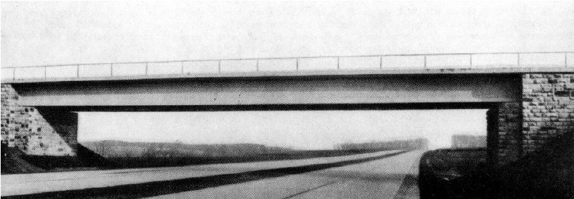 Puente de hormigón pretensado en Oelde. 1938