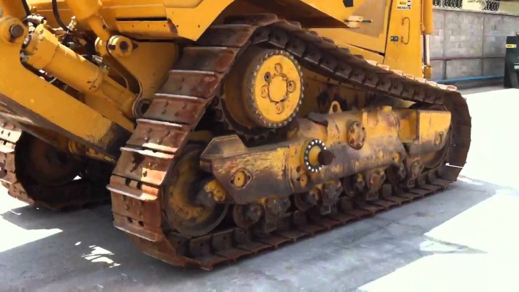 Tren de rodaje flexible en bulldozer