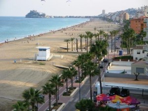 Playa norte de Peñíscola (Castellón). Imagen: © V. Yepes, 2006.