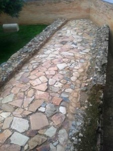 Vía romana a su paso por Mérida. V. Yepes.